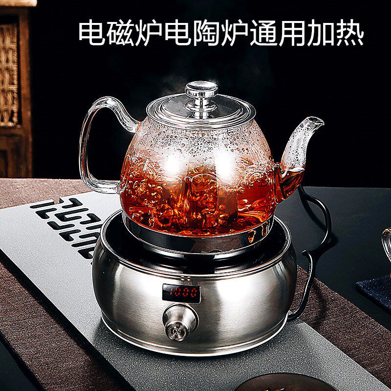 包邮YF雅风电磁炉适用茶壶开源壶耐热玻璃沏茶壶无粘胶无味冲茶器