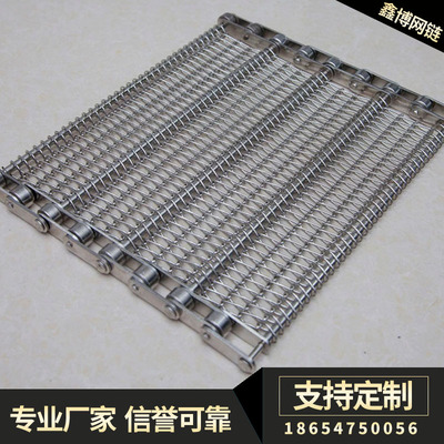 不锈钢网带链条式输送带非标工业流水线耐高温串杆链网带传送带