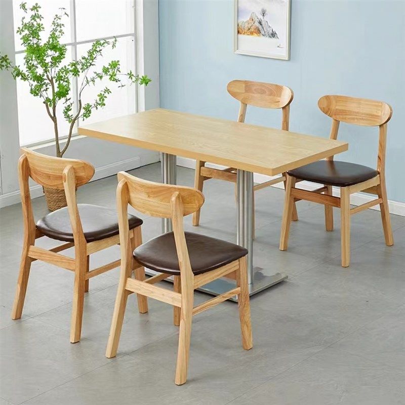 实木商用餐椅面馆小吃店奶茶汉堡麻辣烫早餐饭店快餐桌椅组合,商业/办公家具,商用餐椅,淘宝优惠券,粉丝福利购,淘宝优惠卷