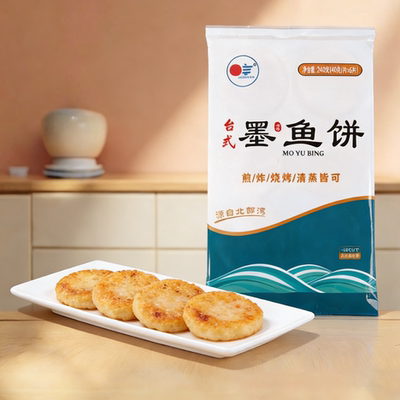 丰华手工墨鱼饼正宗海鲜饼鱼糕鱼饼麻辣烫火锅烧烤食材
