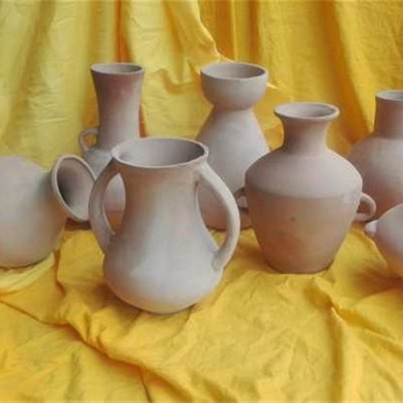 美术教具美术用品画材全陶罐 土陶罐可绘陶瓷器素描静物7件套装