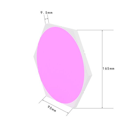 RGB智能奇光板蜂窝量子灯电竞房桌搭氛围灯六边形墙面装饰LED壁灯
