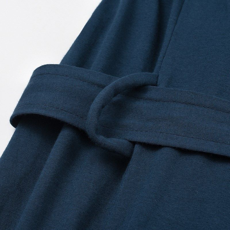 新款睡衣男士睡袍男款浴袍式大衣春秋款秋季和服纯棉长袖长款青年