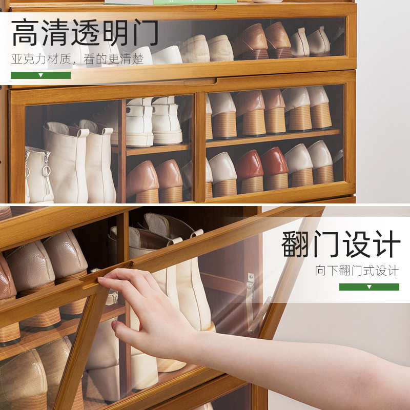 鞋柜家用进门口大容量阳台储物柜门外客厅玄关柜入户简易鞋架收纳