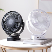 8寸户外充电夹子风扇房车床头上USB便携迷你钓鱼露营帐篷小电风扇