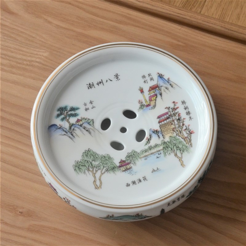 雅诚窑 潮州八景特产中式陶瓷大号小号家居旅行送礼整套工夫茶具