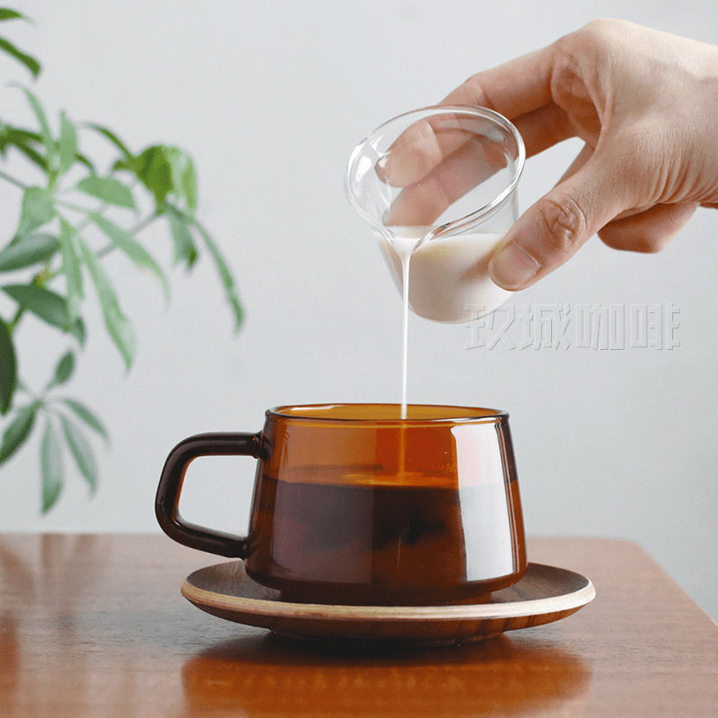 Kinto 琥珀色耐热玻璃咖啡杯马克杯手冲分享壶泡茶牛奶杯日式简约