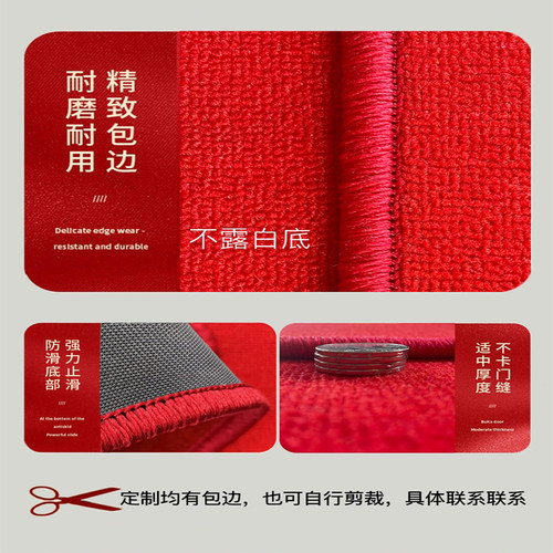 入户门口地垫进门脚垫入户大门口家用喜庆新中式门垫可裁剪地毯垫