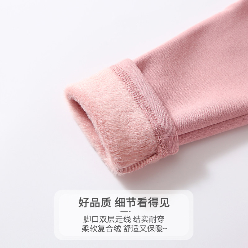 女宝宝裤裙假两件秋冬款内搭裤外穿女童加绒加厚裤子冬装儿童裙裤
