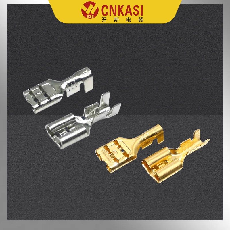 汽车配件插拔式插簧插片6.3/4.8/2.8黄铜裸端子公母接线端子酸洗,电子/电工,接线端子,淘宝优惠券,粉丝福利购,淘宝优惠卷