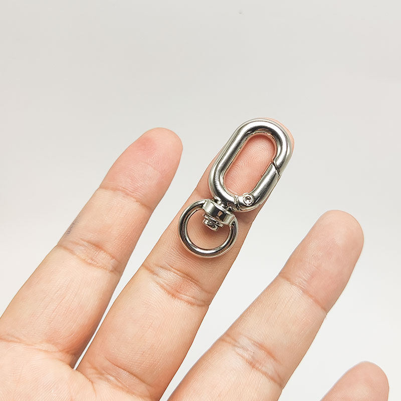 按压快挂金银色金属锌合金蛋形男女情侣个性简约钥匙扣箱包挂扣,节庆用品/礼品,钥匙扣,淘宝优惠券,粉丝福利购,淘宝优惠卷