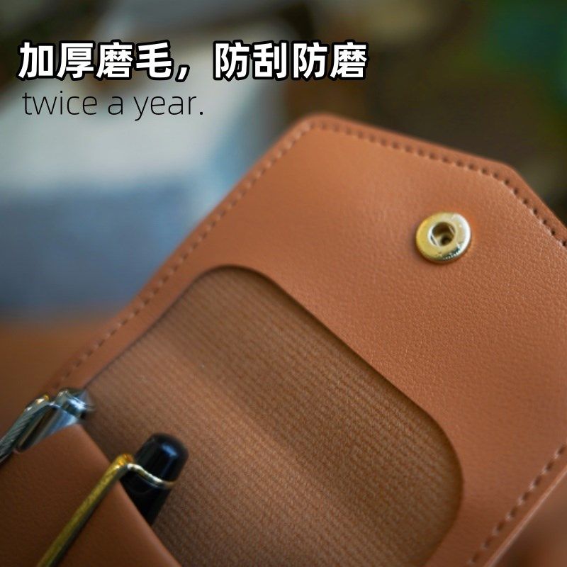 复古大容量签字笔钢笔铅笔袋文具收纳皮套皮革笔夹套学生白领便携,文具电教/文化用品/商务用品,笔袋,淘宝优惠券,粉丝福利购,淘宝优惠卷