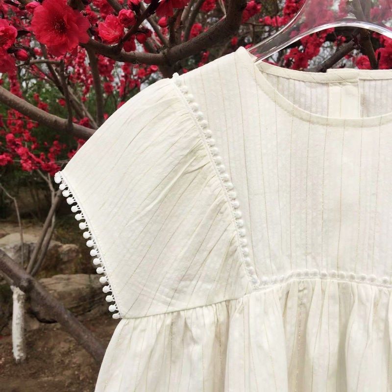 法国女童纯棉金丝线薄款可爱夏季欧美洋气可爱宝宝连衣裙,童装/婴儿装/亲子装,连衣裙,淘宝优惠券,粉丝福利购,淘宝优惠卷