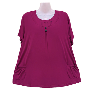 妈妈短袖 大码 上衣加肥加大200斤口棉料松胖太太T恤 夏季 中老年女装