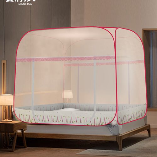 2022年新款免安装蒙古包蚊帐可折叠无需支架方便家用卧室加密加厚