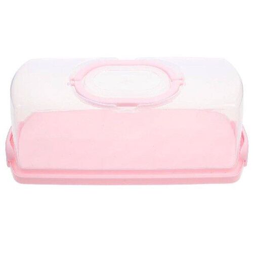 Transparent Bread Box Rectangular Shape Portable Storage