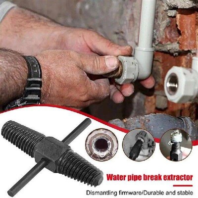 Broken Bolt Extractor Kit Carbon Steel Double Head Tap
