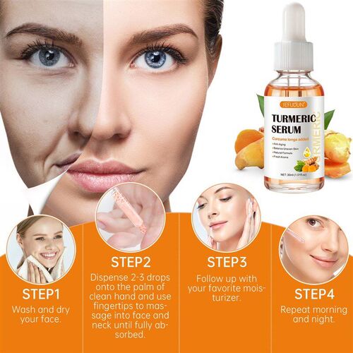 , brightens, lightens spots, tightens skin and hair essence