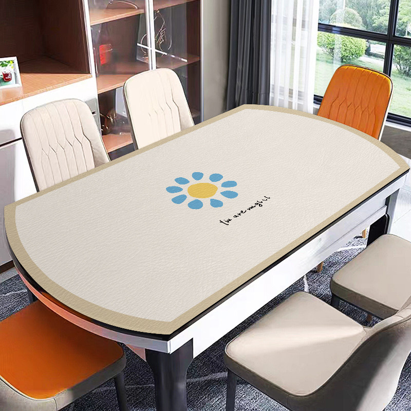 可折叠圆桌家用餐桌垫长椭圆硅胶桌垫防水防油茶几伸缩圆弧形桌布,居家布艺,桌布,淘宝优惠券,粉丝福利购,淘宝优惠卷