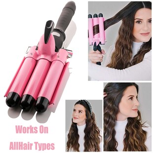 Hair Wand curler 卷发器 Barrel hair Iron Curling electric