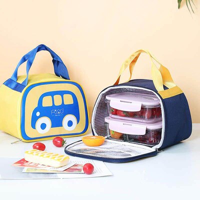 newCartoon Lunch Bag for Kids Women Insulated Thermal Bag Co