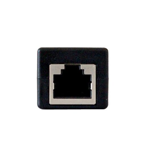 2pcs RJ45 Coupler Ethernet Cable Extender Adapter Female to