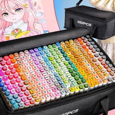 Alcohol Marker Pens 36/60/80 Colors Markers Manga Sketching