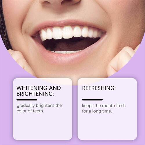 ORALHOE Purple Toothpaste for Daily Gentle Care, Stain and O
