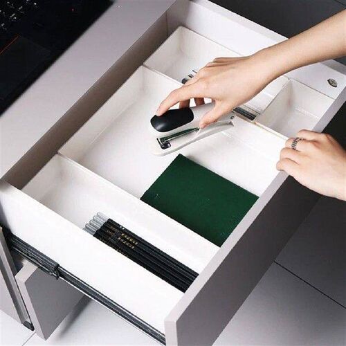 White Cupboard Basket Wardrobe Storage Box Cutlery Insert