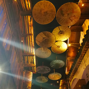 油纸伞骨伞汉服伞演出伞吊顶伞装饰纯手工古风汉服伞古典陈情令伞