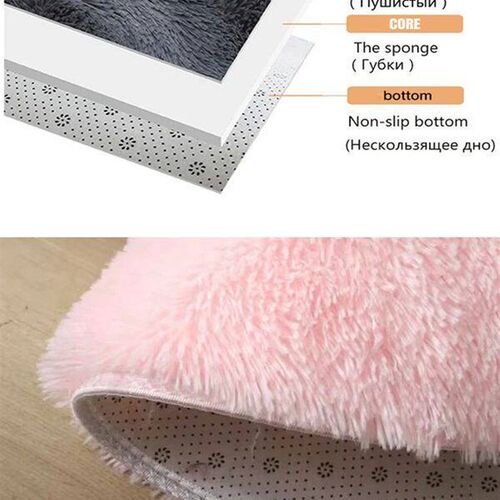 Plush round carpet living Room Decoration Childrens Bedroom