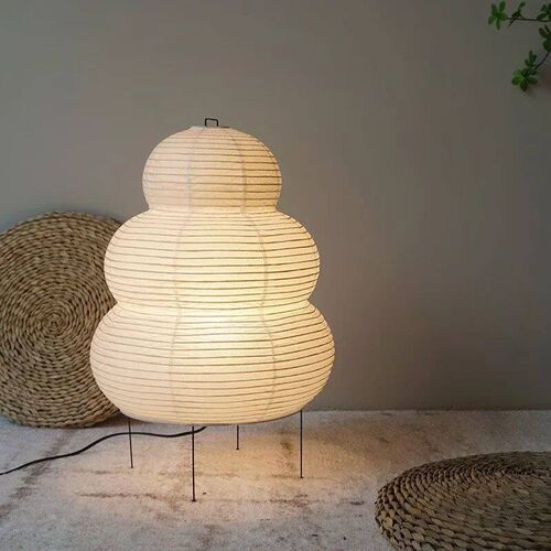 Japanese Design  Table Lamp White Rice Paper Decorative Desk