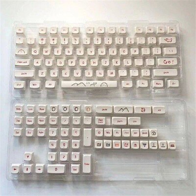 129 Keys/set Graffiti Cartoon PBT Keycap XDA Profile