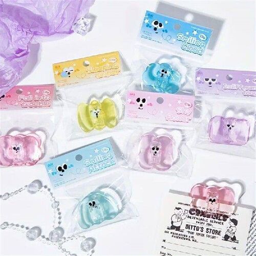 1 pc Cute Transparent Mini Acrylic Clip for Document