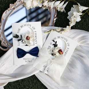 结婚拍照道具接亲誓言卡一对手写婚礼仪式誓词手卡高级情书致辞本