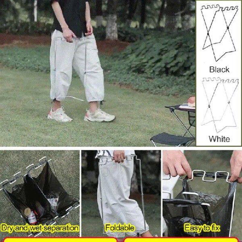Outdoor Portable Foldable Trash Bag Holder