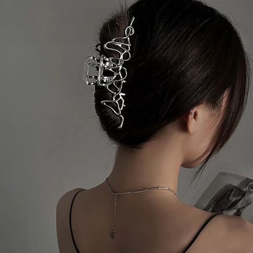 1Pcs Irregular Women Hairpin Large Metal Hair Claws Hair Acc
