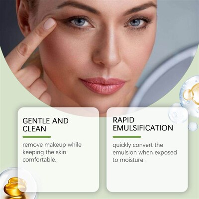 HANCHOBIT Mung Bean Makeup Remover Oil - Gently cleanses fac
