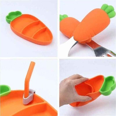 Practical Baby Silicone Cartoon Tableware Supplement Bowl