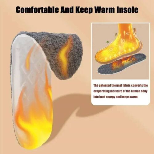 2pc Self Heated Thermal Inole for Feet Winter Warm Wool Ther