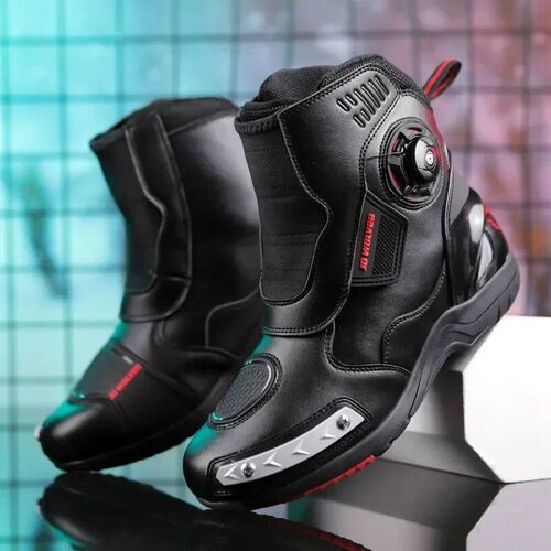 Motorcycle Boots Men Racing Shoes for Riding Breathable Moto