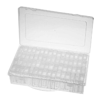 Nail Art Storage Case Rhinestones Gems Accessories