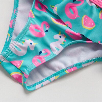 2021 Swimsuit Girls Tassel Tankini Suit 2-16y Two-pieces Fas