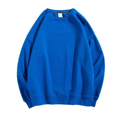 300g tton Solid lor Round Neck Off-shoulder Men And Women Ov