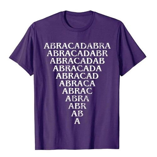 Abracadabra Triangle Amulet Magic Abracadabrangle Occult T-S