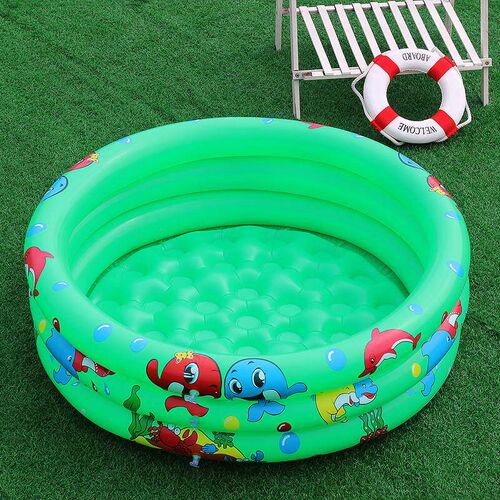 nflatale Chldrens Ocean all Pool ay Crcular Prntng