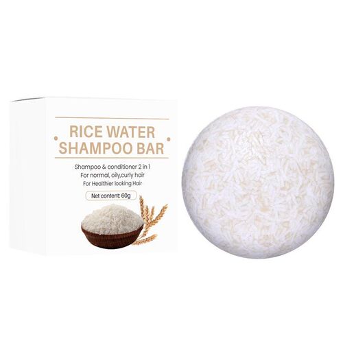 款rice soap大米洗发皂淘米水手工皂护发洗头皂黑发香皂