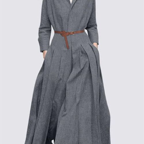 New  Spring Summer Womens Long Skirt Fashion Long Sleeve