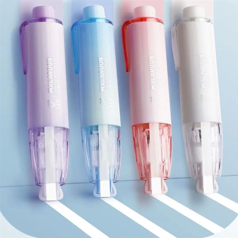 Candy Color Press Replaceable Core Correction Tape Cute Pen