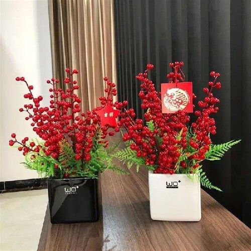 Lucky Fortune Fruit Ceramic Vase Artwork Sitting Room